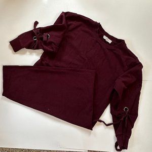 Tura by Vince Camuto Maroon Dress